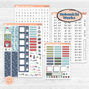 Winter Snowflake Kit | Hobonichi Weeks Weekly Planner Kit Stickers | Snow Problem | KIT-501-F