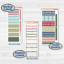 Winter Snowflake Kit | A5 Daily Duo Planner Kit Stickers | Snow Problem | KIT-501-J