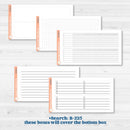 Winter Snowflake Kit | 7x9 Erin Condren Life Planner Monthly & Dashboard Sticker Kit | Snow Problem | KIT-501-N