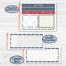Winter Snowflake Kit | 7x9 Plum Monthly & Dashboard Planner Kit Stickers | Snow Problem | KIT-501-Q