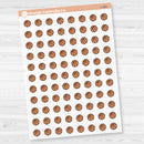 Hand Doodled Basketball Icon Planner Stickers | Clear Matte | I-489-BCM
