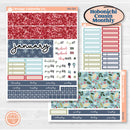 Winter Snowflake Kit | Hobonichi Cousin Monthly Planner Kit Stickers | Snow Problem | KIT-501-S