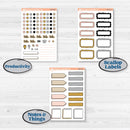 New Year’s Day Kit | Weekly Add-On Labels Planner Kit Stickers | All That Glitters | KIT-502-C