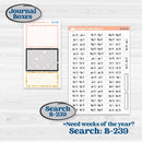 New Year’s Day Kit | Journaling or Scrapbooking Kit | Creative Junk Journal Planner Stickers | All That Glitters | KIT-502-D