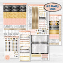 New Year’s Day Kit | A5 Daily Duo Planner Kit Stickers | All That Glitters | KIT-502-J