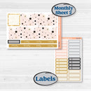 New Year’s Day Kit | Hobonichi Cousin Monthly Planner Kit Stickers | All That Glitters | KIT-502-S