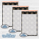 New Year’s Day Kit | A5 or 7x9 Create Your Own Monthly or Dashboard | Monthly & Reading Log Sticker Kit | All That Glitters | KIT-502-U