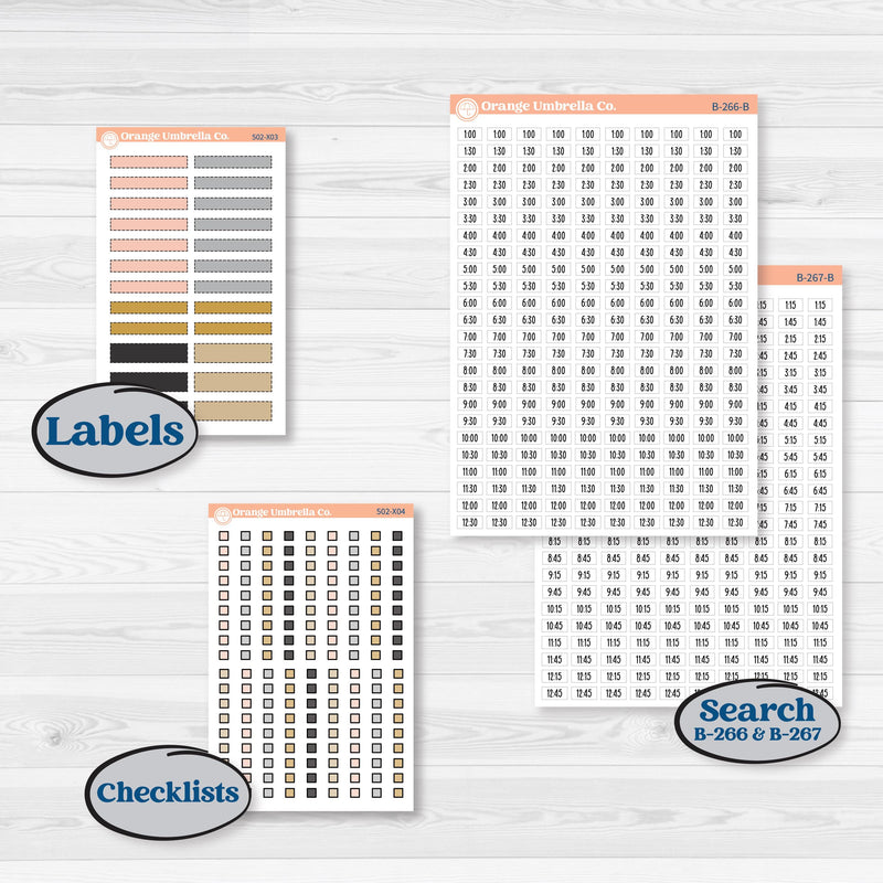 New Year’s Day Kit | Laurel Denise Jo Large Planner Kit Stickers | All That Glitters | KIT-502-X