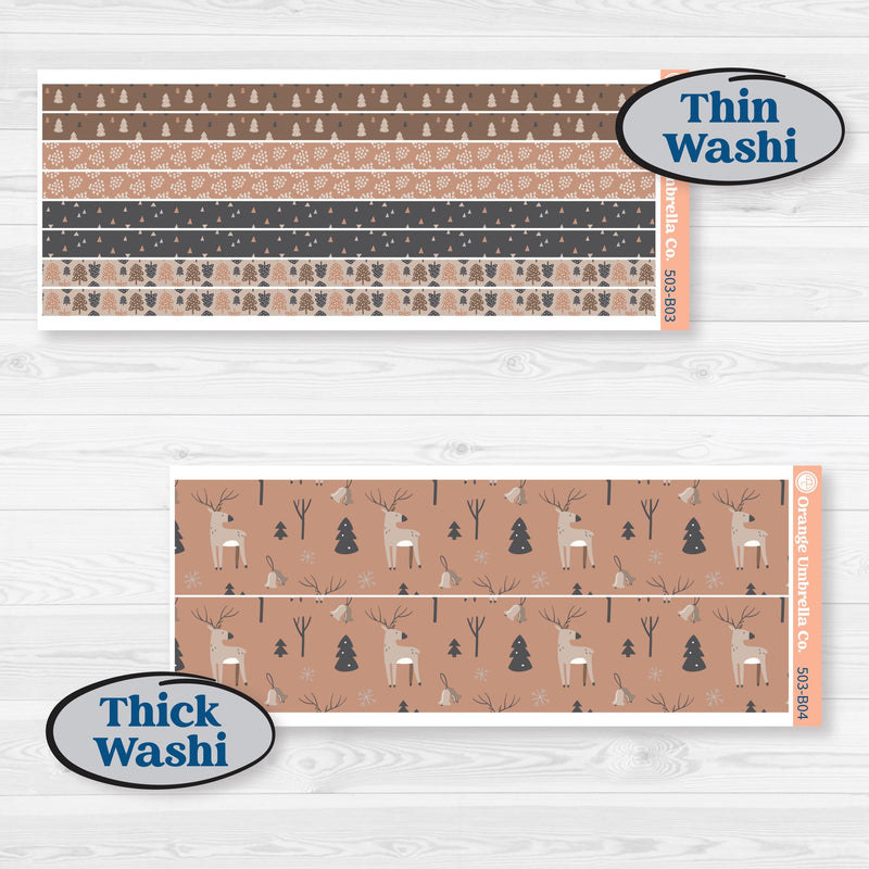 Neutral Woodland Kit | Weekly Add-On Planner Kit Stickers | Whispers of Hope | KIT-503-B