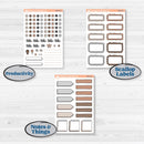 Neutral Woodland Kit | Weekly Add-On Labels Planner Kit Stickers | Whispers of Hope | KIT-503-C
