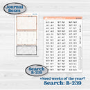 Neutral Woodland Kit | Journaling or Scrapbooking Kit | Creative Junk Journal Planner Stickers | Whispers of Hope | KIT-503-D