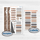 Neutral Woodland Kit | Journaling or Scrapbooking Kit | Creative Junk Journal Planner Stickers | Whispers of Hope | KIT-503-D