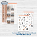Neutral Woodland Kit | Journaling or Scrapbooking Kit | Creative Junk Journal Planner Stickers | Whispers of Hope | KIT-503-D