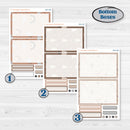 Neutral Woodland Kit | A5 Daily Duo Planner Kit Stickers | Whispers of Hope | KIT-503-J