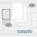 Neutral Woodland Kit | 7x9 Erin Condren Daily Duo Planner Kit Stickers | Whispers of Hope | KIT-503-K