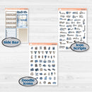 Nostalgic Frosty Winter Kit | Weekly Add-On Planner Kit Stickers | Frosted Windowpanes | KIT-504-B