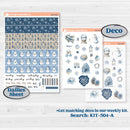 Nostalgic Frosty Winter Kit | Hobonichi Cousin Weekly & Daily Planner Kit Stickers | Frosted Windowpanes | KIT-504-E