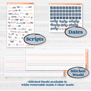 Cheerful Floral Kit | Weekly Add-On Planner Kit Stickers | Beatriz | KIT-505-B