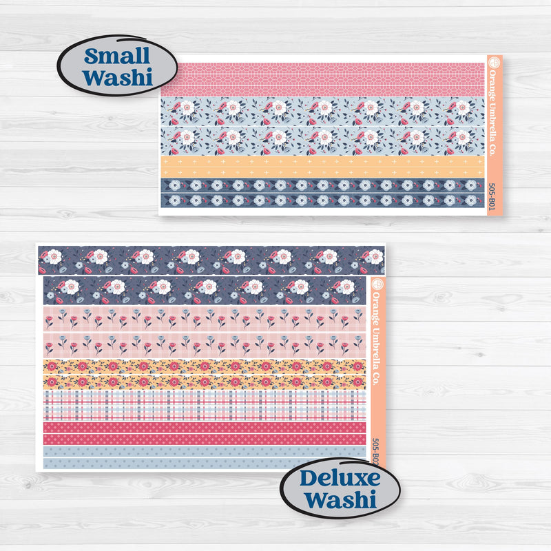 Cheerful Floral Kit | Weekly Add-On Planner Kit Stickers | Beatriz | KIT-505-B