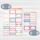 Cheerful Floral Kit | Weekly Add-On Labels Planner Kit Stickers | Beatriz | KIT-505-C