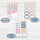 Cheerful Floral Kit | Weekly Add-On Labels Planner Kit Stickers | Beatriz | KIT-505-C