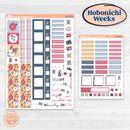 Cheerful Floral Kit | Hobonichi Weeks Weekly Planner Kit Stickers | Beatriz | KIT-505-F