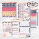 Cheerful Floral Kit | A5 Daily Duo Planner Kit Stickers | Beatriz | KIT-505-J