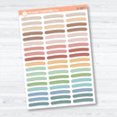 Highlighter Brush Strokes | Decorative Planner Stickers | D-108