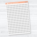 Micro Baseball Icons | Clear Matte Planner Stickers | I-233-CM