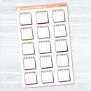 Spiral Top Notepad Labels | Planner Stickers | L-289