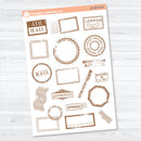 Vintage Postmark Stamp Stickers for Scrapbooking, Junk Journaling, Planners | D-373