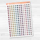 Micro 2026 Kit Heart Icon Clear Matte Planner Stickers | Mini Functional Planner Stickers | I-236-CM