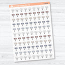 Birthday Celebration Balloon Icon Clear Matte Planner Stickers | Party & Event Planner Sticker | I-109-CM