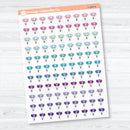 Birthday Celebration Balloon Icon Clear Matte Planner Stickers | Party & Event Planner Sticker | I-109-CM