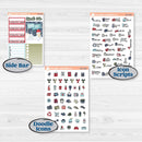 Winter Snowflake Kit | Weekly Add-On Planner Kit Stickers | Snow Problem | KIT-501-B