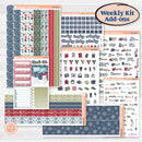 Winter Snowflake Kit | Weekly Add-On Planner Kit Stickers | Snow Problem | KIT-501-B
