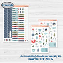 Winter Snowflake Kit | Journaling or Scrapbooking Kit | Creative Junk Journal Planner Stickers | Snow Problem | KIT-501-D
