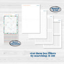 Winter Snowflake Kit | 7x9 Erin Condren Daily Duo Planner Kit Stickers | Snow Problem | KIT-501-K