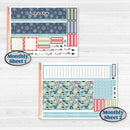 Winter Snowflake Kit | A5 Erin Condren Monthly & Dashboard Sticker Kit | Snow Problem | KIT-501-M