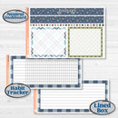Winter Snowflake Kit | 8.5x11 Plum Monthly & Dashboard Planner Kit Stickers | Snow Problem | KIT-501-R