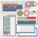 Winter Snowflake Kit | 8.5x11 Plum Monthly & Dashboard Planner Kit Stickers | Snow Problem | KIT-501-R