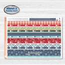 Winter Snowflake Kit | Laurel Denise Jo Large Planner Kit Stickers | Snow Problem | KIT-501-X