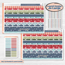 Winter Snowflake Kit | Laurel Denise Jo Large Planner Kit Stickers | Snow Problem | KIT-501-X