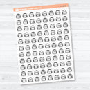 Audiobook Icon Planner Stickers | Clear Matte | I-146-CM