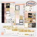 New Year’s Day Kit | Weekly Sticker Kit for Vertical Planners like Erin Condren | All That Glitters | KIT-502-A