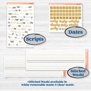 New Year’s Day Kit | Weekly Add-On Planner Kit Stickers | All That Glitters | KIT-502-B