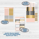 New Year’s Day Kit | 7x9 Plum Daily Planner Kit Stickers | All That Glitters | KIT-502-L