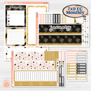 New Year’s Day Kit | 7x9 Erin Condren Life Planner Monthly & Dashboard Sticker Kit | All That Glitters | KIT-502-N