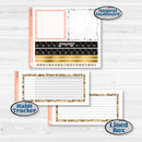 New Year’s Day Kit | A5 Plum Monthly & Dashboard Planner Kit Stickers | All That Glitters | KIT-502-P