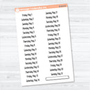 2026 Dates of the Month Planner Stickers | F18 Print | January–June | B-812–817-B